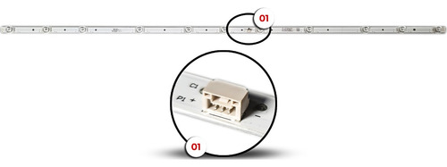 Barra De Led Unitario Para Tv 43s6500fs 43s6500 43s5300