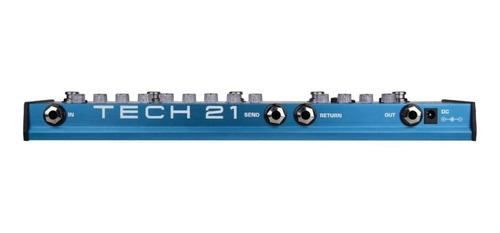 Imagem 3 de 3 de Pedal de efeito para instrumento de cordas Tech 21 Bass Fly Rig v2 azul
