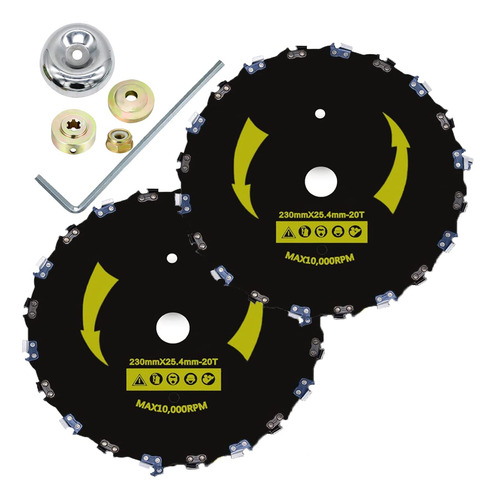 Fjcswj Hoja Corte Cepillo Circular 9 X 20t 2 Sierra Diente