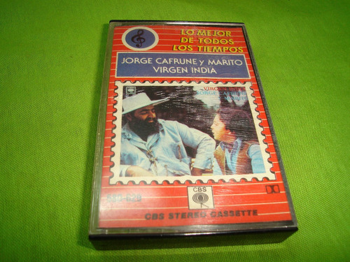 Jorge Cafrune Y Marito - Virgen India - Cassette Ind Arg
