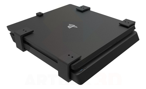 Suporte Para Playstation 4 Ps4 Slim Embaixo Da Mesa E Parede