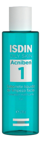 Sabonete Facial Pele Oleosa Isdin Acniben 208g Momento de aplicação Dia/Noite