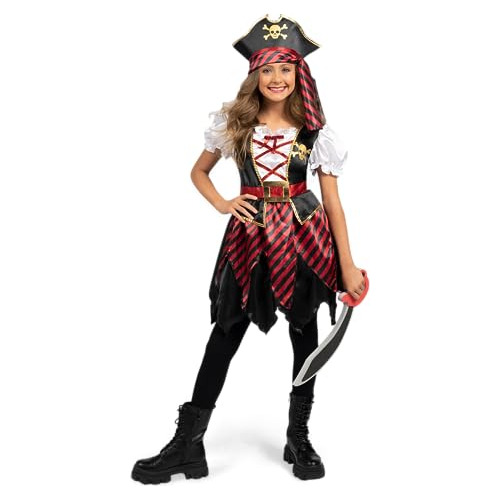 Disfraz De Pirata Niños, Vestido De Princesa Pirata Ni...