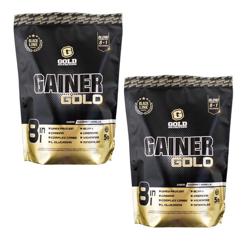 Gainer Gold Nutrition 5lbs Ganador De Peso X2 Unid. Outlet