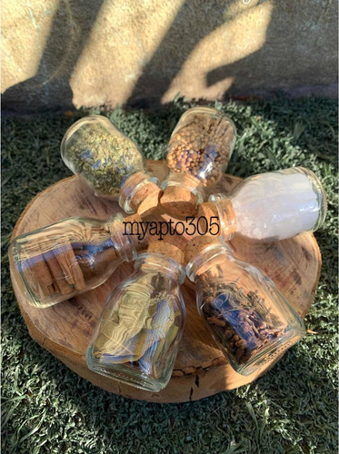 Imagem 6 de 7 de 15 Potes De Vidro Tampa Rolha 50ml Frasco