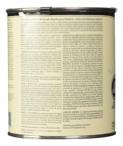 Tinte De Madera Prémium Secado Rápido 946 Ml Cabernet