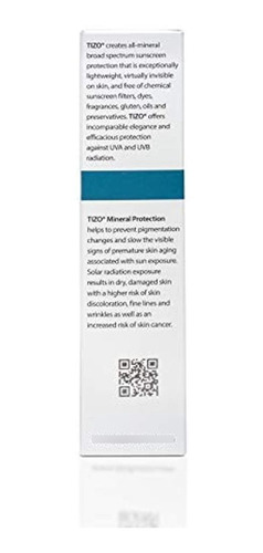 Imagen 5 de 5 de Protector Solar Mineral Tizo 3 Para Rostro Spf 40, 1.75 Oz