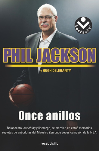 Once Anillos - Phil Jackson - Roca Bolsillo Libro Nuevo