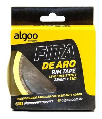 Fita De Aro Rim Tape Algoo Para Tubeless-ready 25mm X 11m