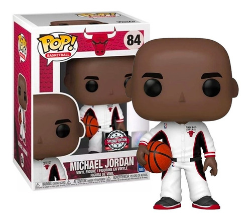 Boneco Funko Pop Michael Jordan 84 Chicago Bulls Nba Oficial