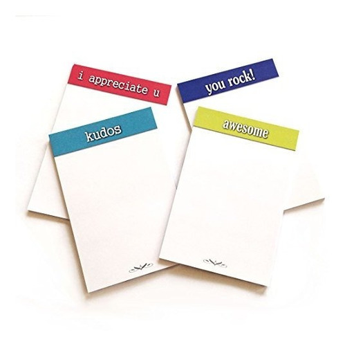 Reconocimiento Sticky Note Pads (conjunto De 20 almohadillas