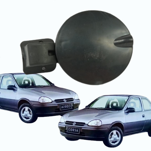 Portinhola Do Tanque Chevrolet Corsa 1994 A 2002 - Preta