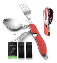 Comprar Juego De Utensilios De Camping 4 En 1 - Camping Trekking