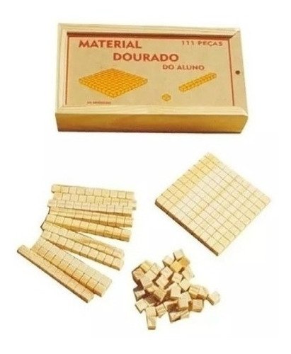 Material Dourado - 111 Peças - Para Aluno - Curso