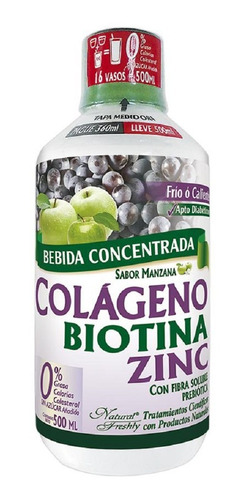 Bebida Concentrada De Colágeno Biotina Z - mL a $47