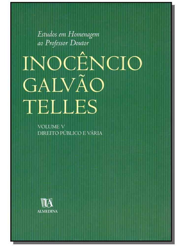 Estudos Em H. Prof. Dr. Inocencio G. Telles-vol.v