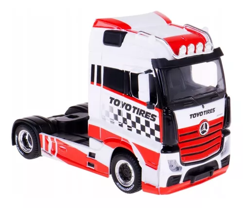 Miniatura Caminhão Mercedes Benz Actros MP4 6x2 Cavalo 1:50 WSI