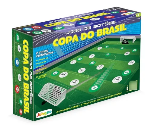 Jogo Futebol De Botão Com 2 Times Completo - Junges