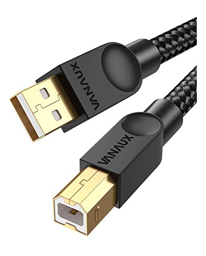 Vanaux Cable De Impresora Usb A A B De Alta Velocidad Compat