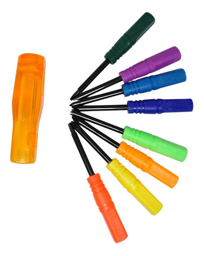 Kit De 8 Desarmadores Para Reparación Electronicos, Celular
