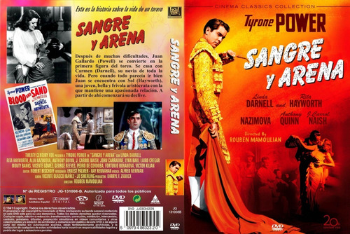 Sangre Y Arena - Tyrone Power - Rita Hayworth - Dvd