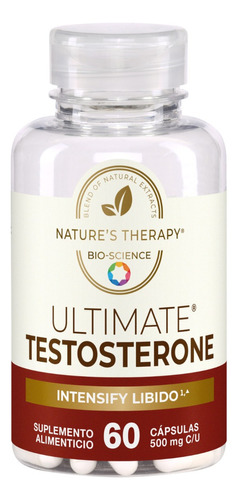 Nature's Therapy Precursor Testosterona Rendimiento Resistencia Atlética Sin sabor
