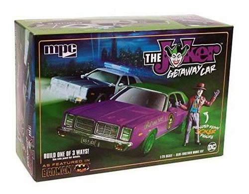 Imagen 1 de 4 de Mpc Batman The Joker Getaway Car 1978 Dodge Monaco 1:25 Kit 