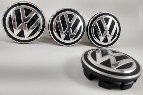 Imagem 2 de 4 de 4 Calota Centrinho Emblema Roda Vw Big Zunky Gol Geração 6