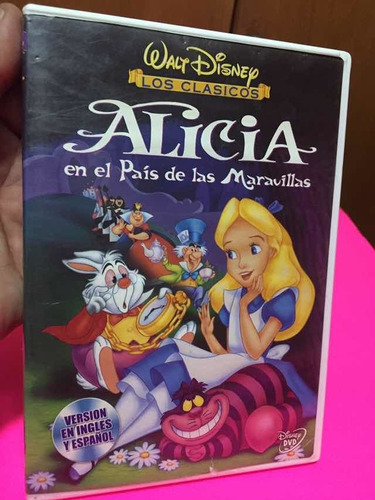 Alicia En El Pais De Las Maravillas Clásico Disney Dvd