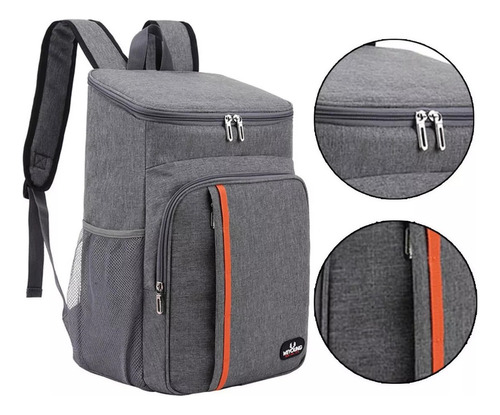 Mochila Térmica Impermeable Para Camping Picnic