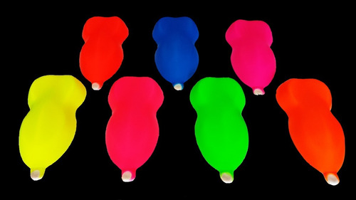 Imagen 4 de 10 de Pintura Fluo - Fluorescente - Neon - Bicapa 1/4 Litro