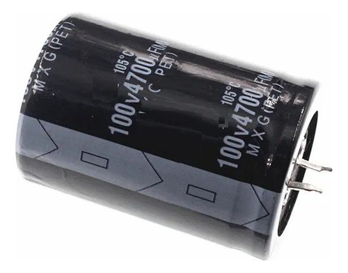 4700uf 100v 105°c 5cm Alto Condensador Filtro Capacitor 