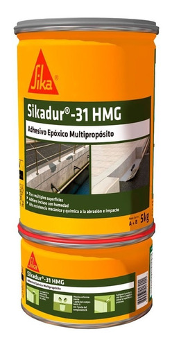Sikadur-31 Hmg 5 Kg Adhesivo Epóxico Anclajes Y Reparación