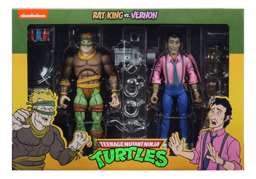 Tmnt Tortugas Ninja Cartoon Series Rat King & Vernon