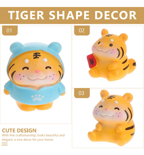 Tiger Micro Landscape Pose Fairy, 5 Unidades