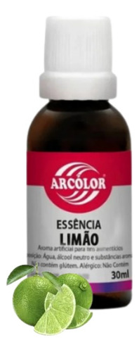 Essência Artificial Comestível 30ml Arcolor - Limão