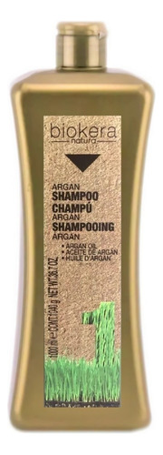 Salerm Biokera Shampoo Argan 1lt Ideal Cabellos Dañados