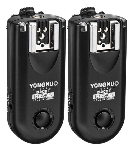 Radio Disparador Flash Yongnuo Rf603ll X2 Compatible Nikon