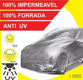 Capa Cobrir Anti Uv * Chuva Carro 100% Forrada Impermeavel