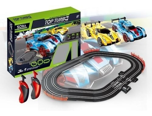 Imagem 2 de 2 de Auto Pista Turbo Run Circuito 3 Formatos - Dm Toys