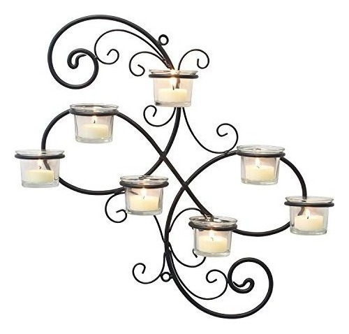 Stonebriar Br-cn-5387a Candelabro De Luz De Té De Metal De 