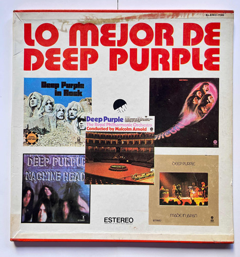 Lo Mejor De Deep Pueple 3 Vinilos Lp  Box Set 1977