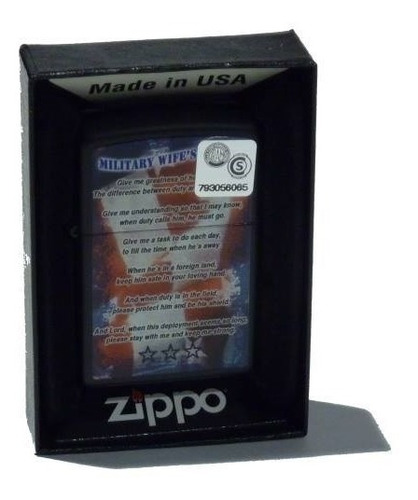 Encendedor Zippo Military Wife Made In Usa 28710