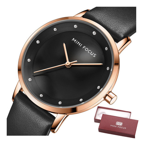 Relojes Ultradelgados De Cuero Mini Focus Para Mujer