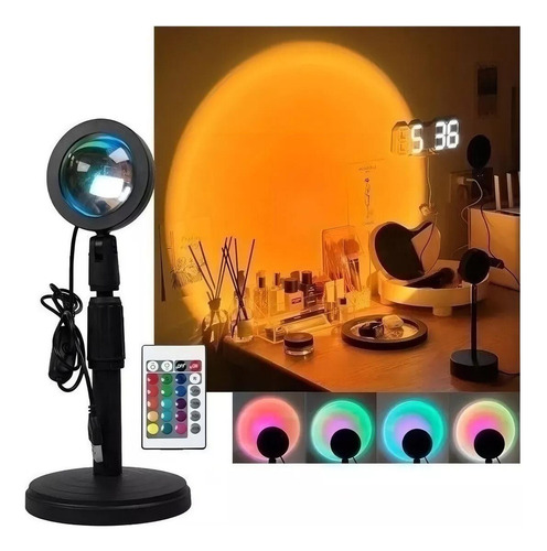 Lámpara Decorativa De Proyección Led Sunset