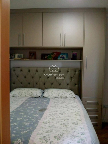 Apartamento De 3 Quartos Para Venda - Jardim Guapituba - Mauá - Izm83d42-539970