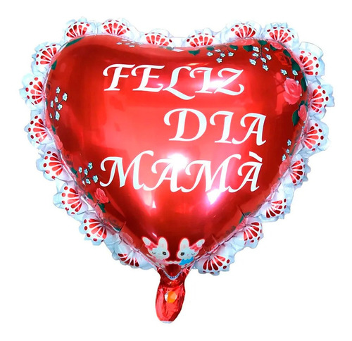 Globo Corazon 22'' Dia De Las Madres 10 De Mayo Celebracion