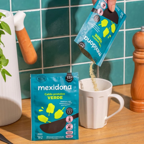 Sopa Instantânea Natural Sabor Caldo verde Mexidona Sem Glúten