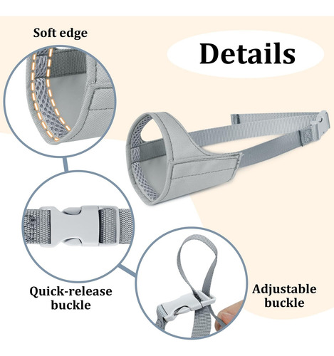 Short Snout Dog Muzzle, Small Muzzle For Chihuahua Shih