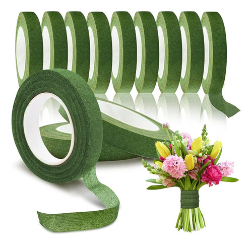 Cinta Autoadhesiva Para Ramo De Flores, 10 Unidades, Papel C